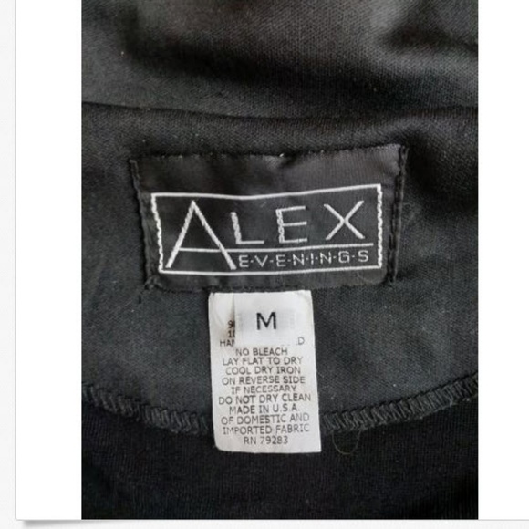 Alex Evenings Sz M Black Sparkling Jacket Women's - Picture 5 of 6